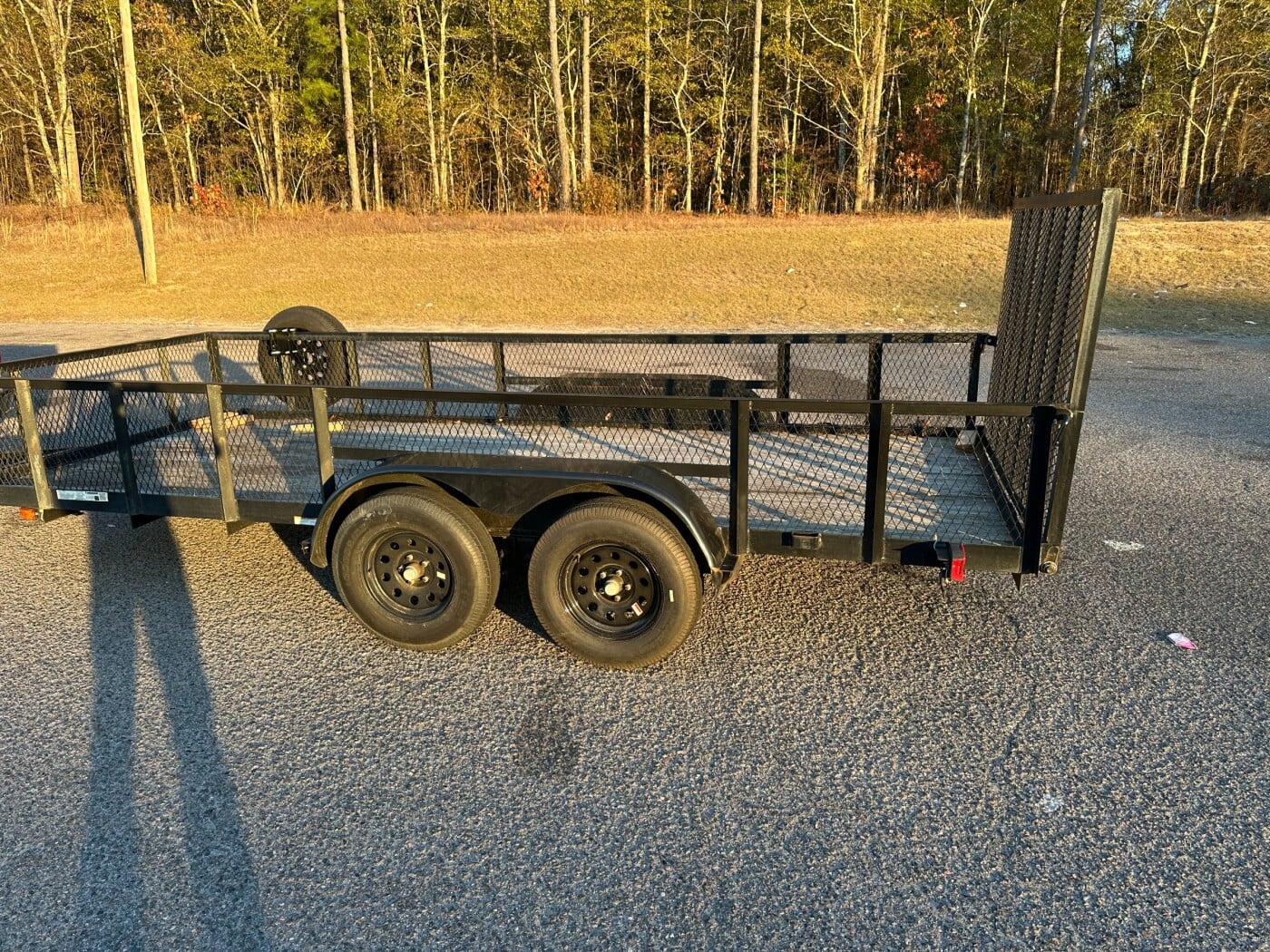 Side view of the Carry-On utility trailer