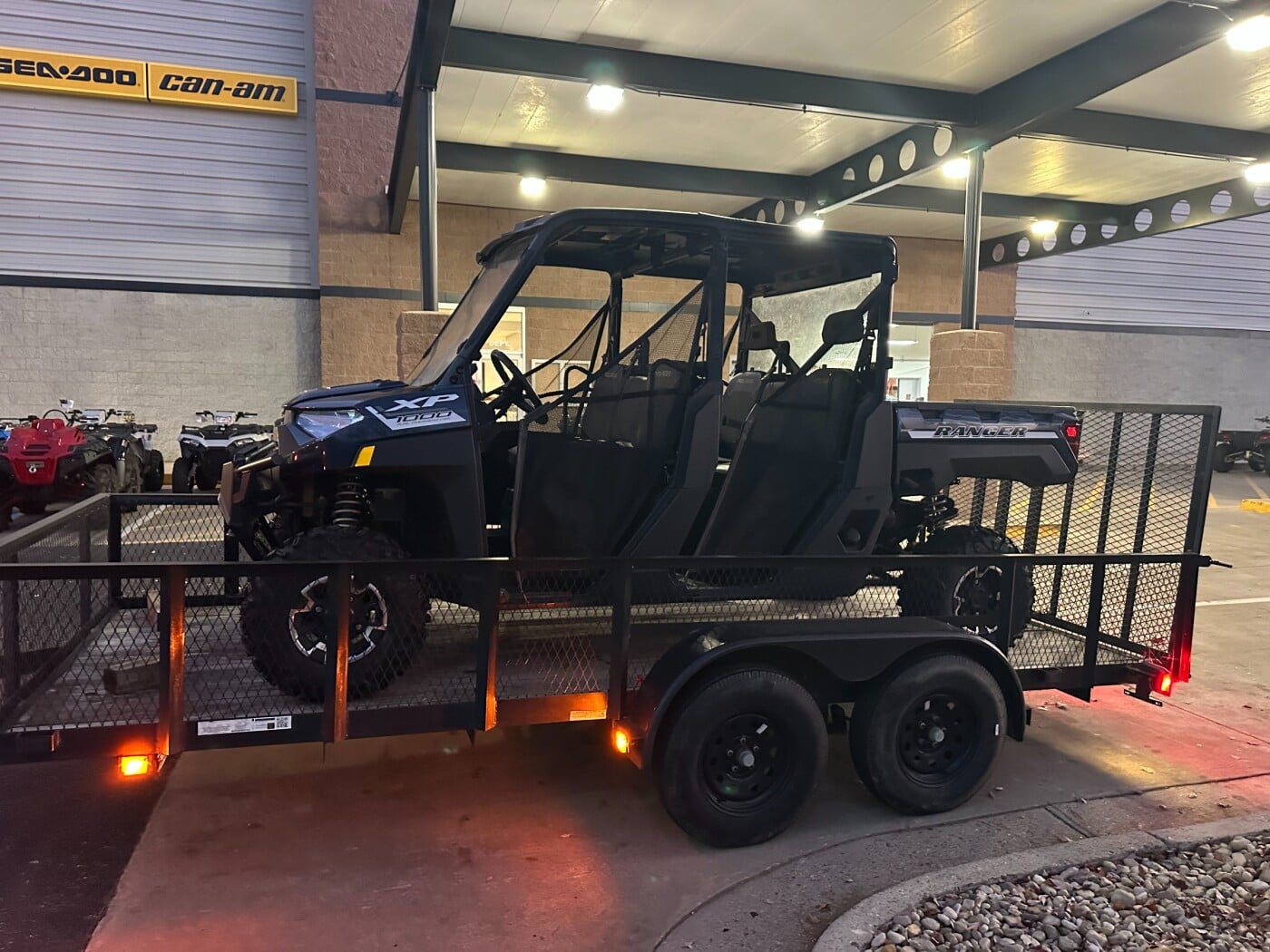 Carry-On utility trailer detail